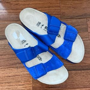 Birkenstock suede sandals, 7/38, new